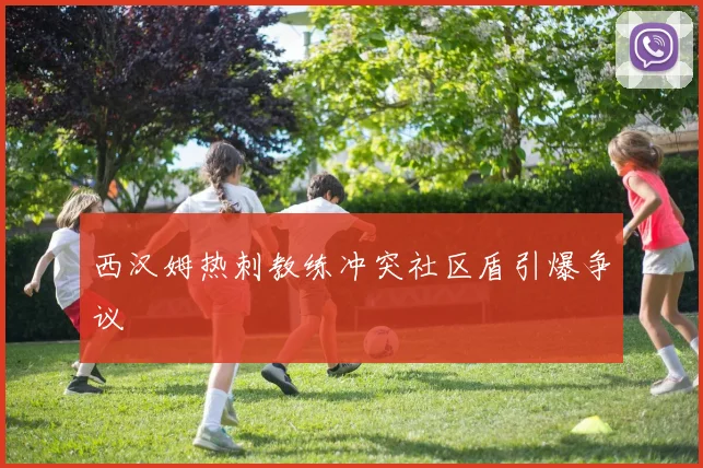 西汉姆热刺教练冲突社区盾引爆争议